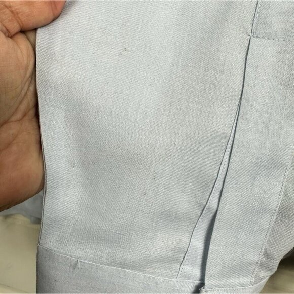 Givenchy Paris Light Blue Shirt Button-Up Dress Long Sleeve Shirt Men's Size XL - Picture 9 of 10